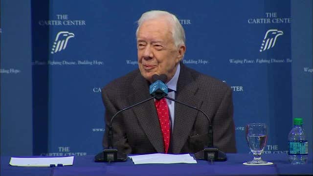 Jimmy Carter 'perfectly at ease with whatever comes' in cancer treatment