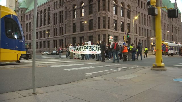 Protesters block train, call for release of Richfield, Minn. shooting video