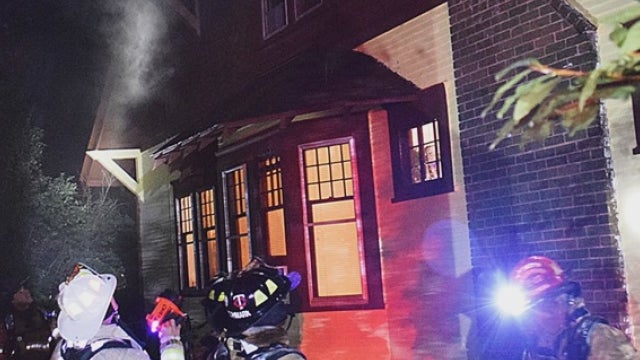 Man runs to fire department for help after lightning hits St. Paul home