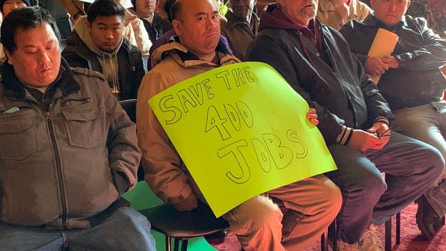 Water Gremlin employees protest state-ordered shut down, say they want to go back to work