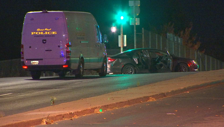 One person was killed in a shooting near Kent St. and Central Ave. in St. Paul