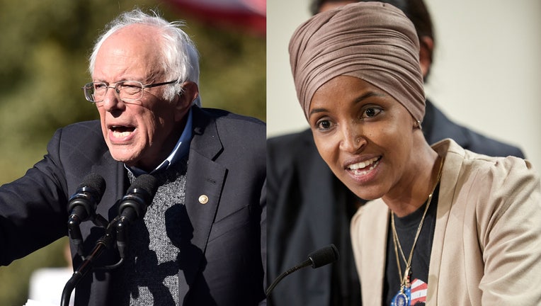 Sanders and Omar side by side