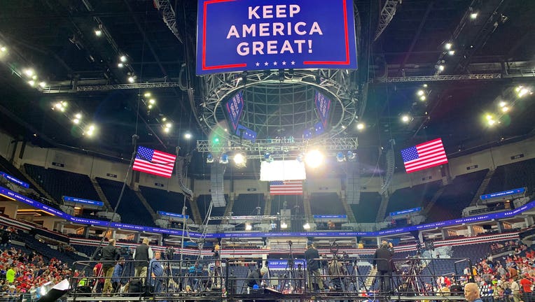 Target Center ready for rally