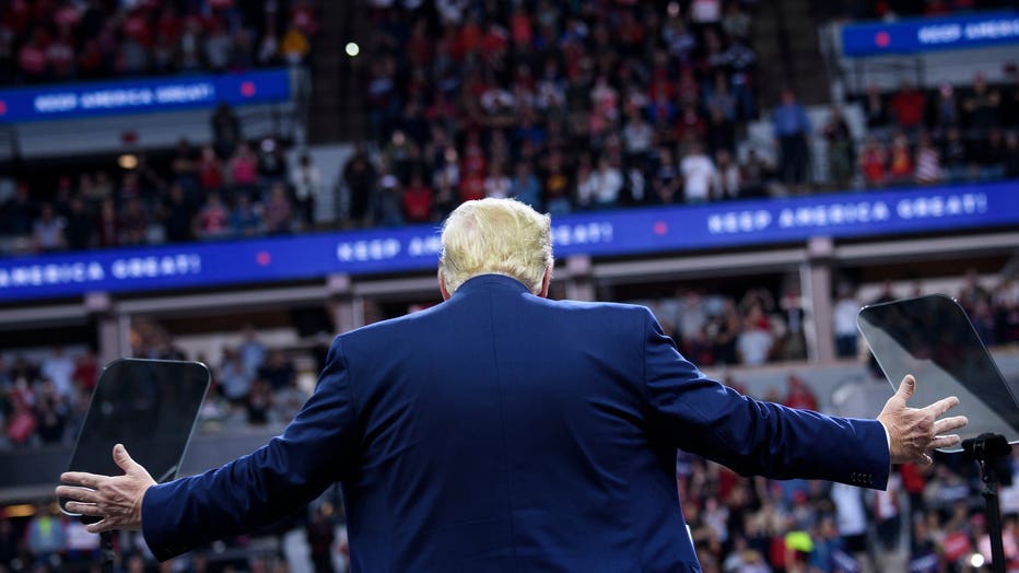 Donald Trump rallies Minneapolis