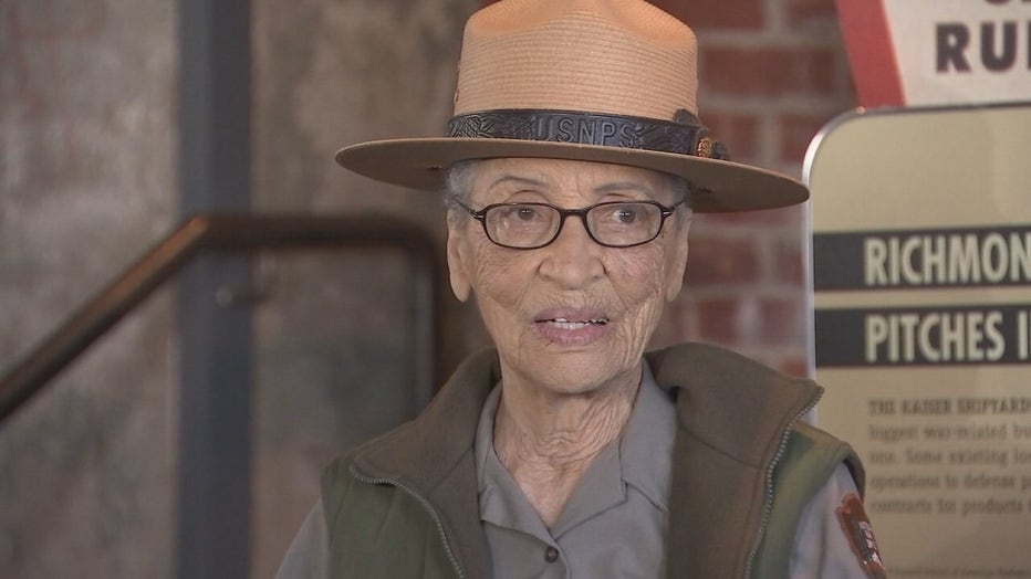 FILE ART - Betty Reid Soskin is the nation's oldest park ranger. She works at the Rosie the Riveter WWII Home Front National Historical Park.