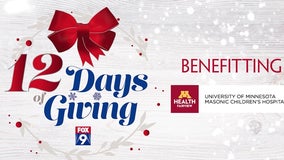 FOX 9's 12 Days of Giving kicks off Sunday, Dec. 1