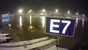 Timelapse video: MSP Airport blanketed in snow during 'Thanksgiving blizzard of '19'