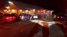 Sheriff: SUV blew stop sign, caused multi-vehicle crash outside Rice Lake, Wisconsin restaurant