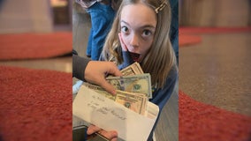 Girls return money to owner after finding wad of cash in Minnetonka