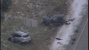 Wanted man leads chase, goes wrong way on highways, crashes in Wisconsin