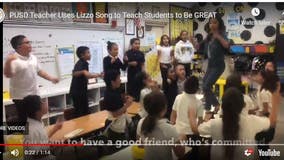 East Bay teacher uses Lizzo song to teach kids they're great