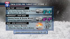 Winter weather hits Minnesota, snow will accumulate into Wednesday