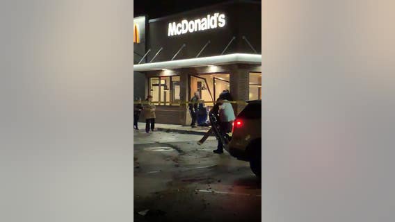 Car crashes into Inver Grove Heights McDonald's