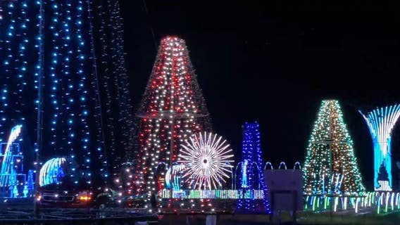Sever's Holiday Lights drive-through display looks to create new holiday tradition