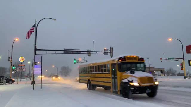 Up to 3 inches of snow falls in southeastern Minnesota, dusting in metro slows morning commute