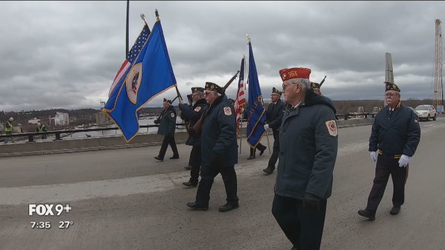 Veterans open new Eisenhower Bridge of Valor across Mississippi River in Red Wing