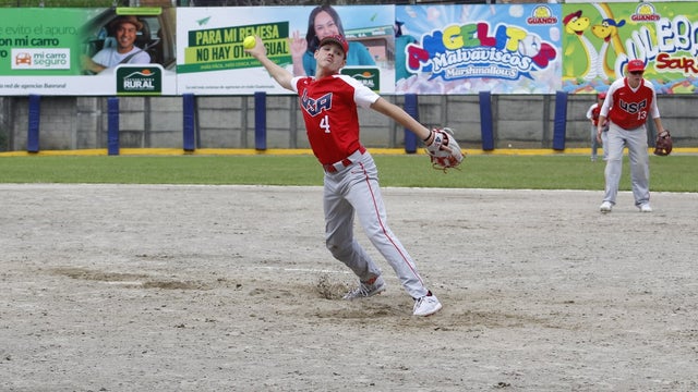 14-year-old Minnesota boy competes in Pan American Championship for USA Softball Junior team