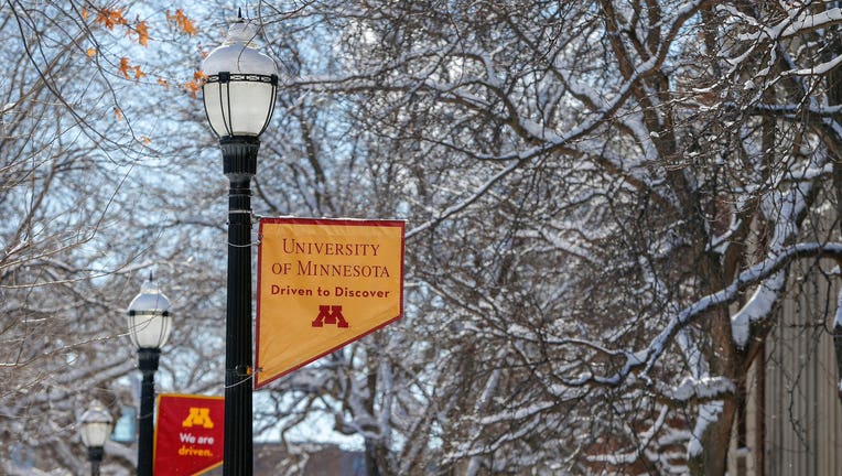 The University of Minnesota under a blanket of snow.