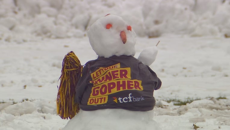 Gophers snowman