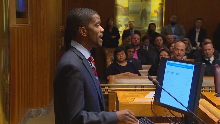 Mayor Melvin Carter gives his budget proposal