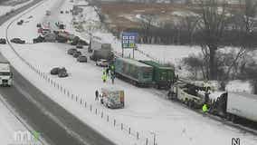 State Patrol: 20 cars, 6 semis involved in crash on I-35 near Owatonna, Minnesota