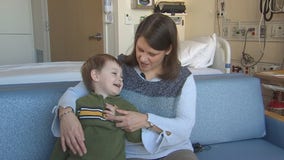 M Health Fairview University of Minnesota Masonic Children’s Hospital doctor treats mother and son with same condition