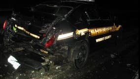 After deputy's car hit, sheriff's office warns drivers to slow down, move over