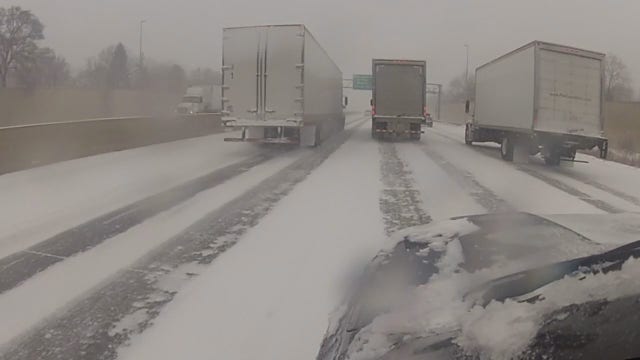 Crews race to prepare for freezing cold after Monday snowfall