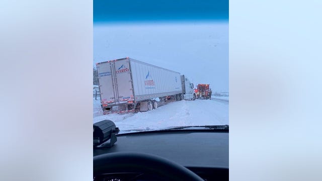 Snowy crash reported on I-35 in Owatonna, Minnesota, semi slides off I-94 near Sauk Centre