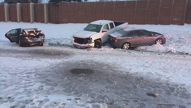 A Champlin man was uninjured in this crash, so he sprung into action and gave CPR to a 2-year-old.