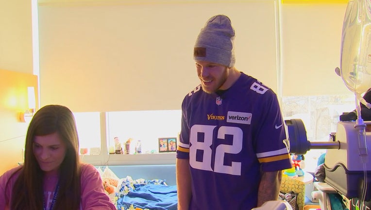 kyle rudolph holiday huddle