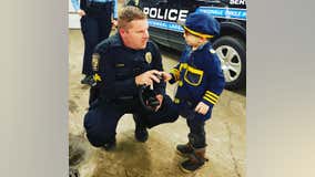 Lexington, Minn. boy battling leukemia spends day with Centennial Lakes police