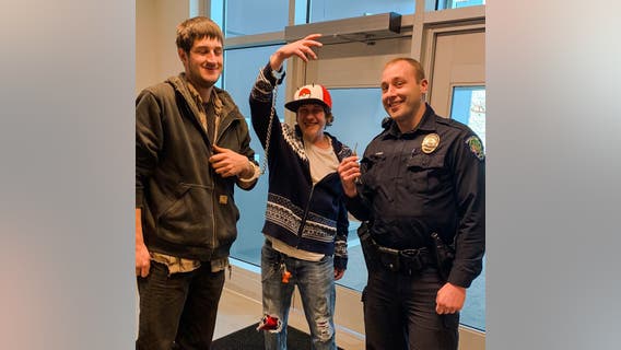 After magic trick gone wrong, Eagan Police officers free men handcuffed together