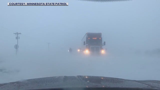 Wind leads to blowing snow and subzero wind chills across Minnesota