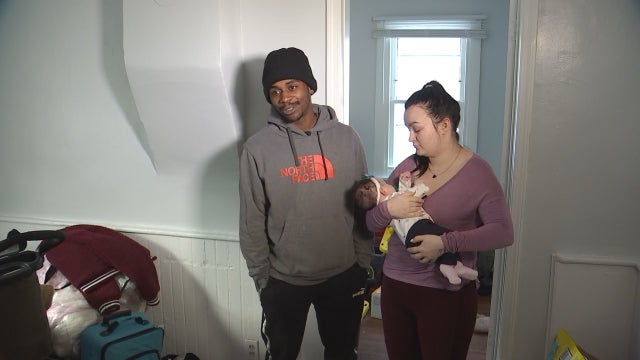 Young couple with newborn displaced by Minneapolis hotel fire find new home