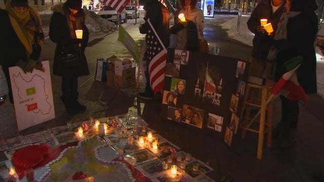 Twin Cities group holds vigil for victims of Iran plane crash