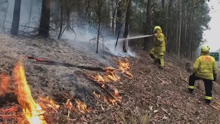 Firefighters in Australia battle rampant wildfires. 