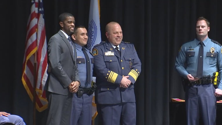 St Paul recruit gets sworn in