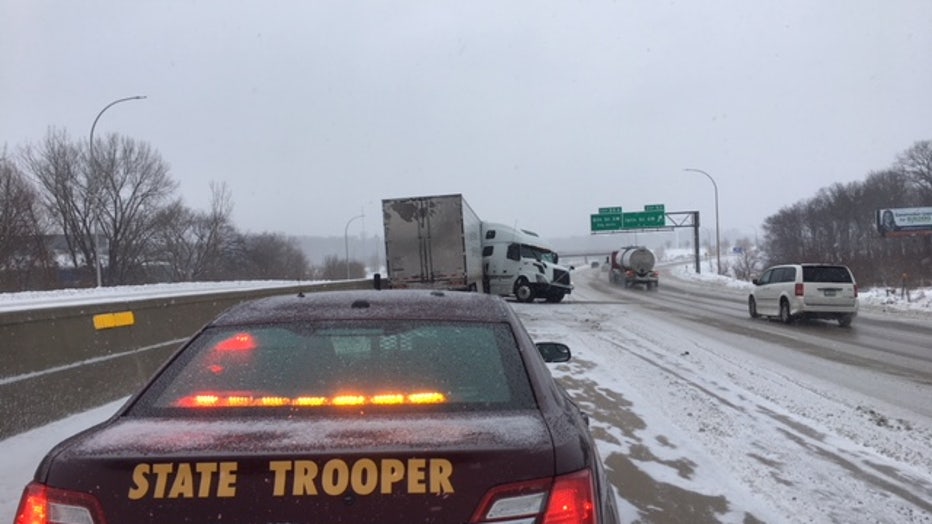 semi crash in Rochester, Minnesota