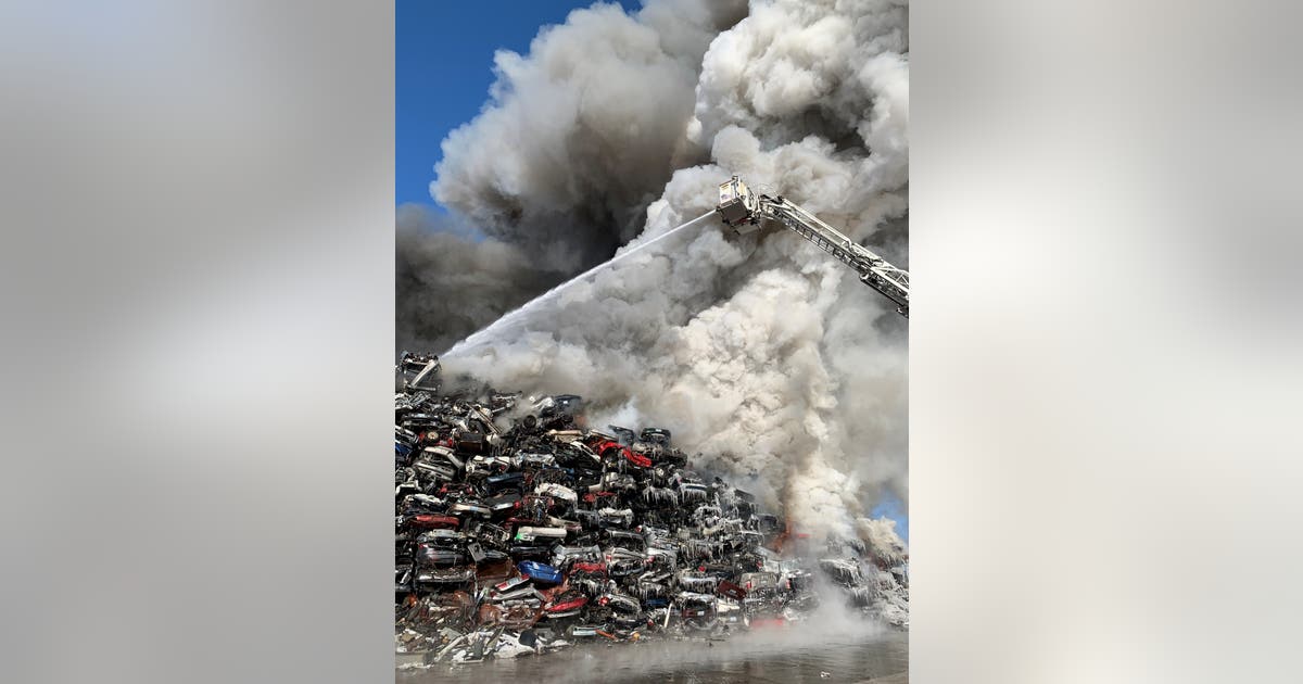 Entering 3rd day Northern Metals fire in Becker, Minnesota 'under ...