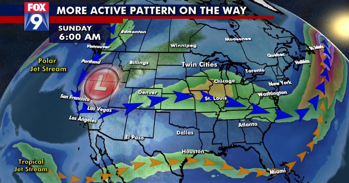More active weather pattern likely on the way | FOX 9 Minneapolis-St. Paul
