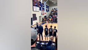 St. Peter, Minn. basketball player with Down syndrome hits buzzer-beater during game