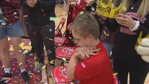 'Means the world': Minnesota teen with special needs crowned school's Senior Class King