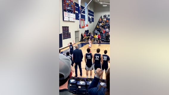 St. Peter, Minn. basketball player with Down syndrome hits buzzer-beater during game