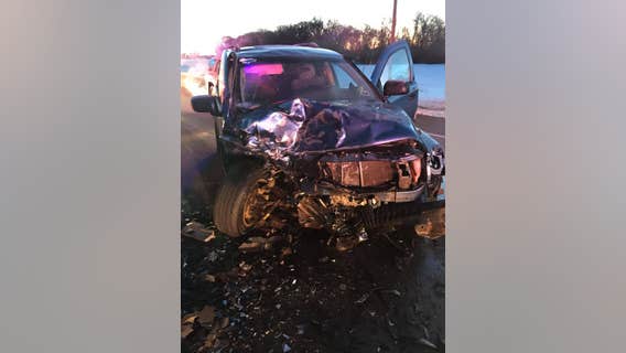 2 injured in head-on crash in Wyoming, Minnesota involving stolen vehicle