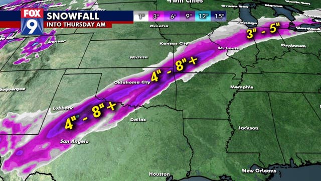 Heavy rain and snow crosses the southern and eastern U.S.