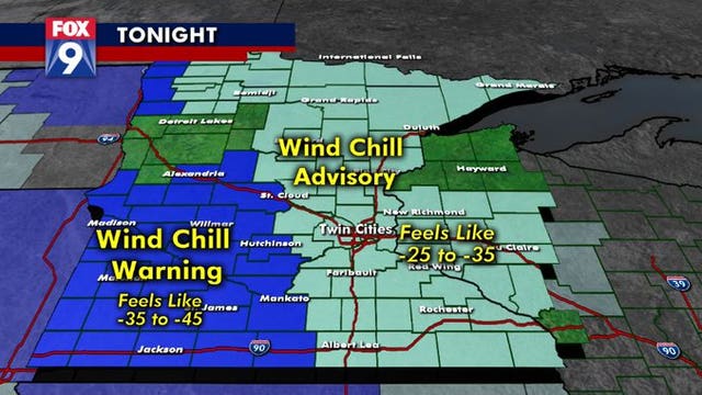Brief period of light, blowing snow Wednesday followed by bitter cold