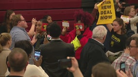 NAFTA, Green New Deal protesters disrupt Joe Biden Detroit rally