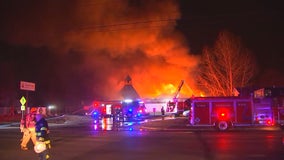 Fire destroys KinderCare day care center in Brooklyn Park, Minnesota