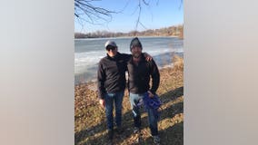 2 good Samaritans rescue snowshoer who fell through ice in Bloomington